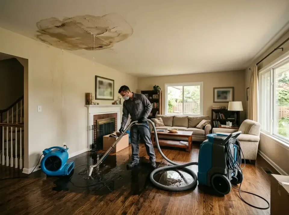 attic-pipe-burst-ceiling-drip-008 — frequently asked questions, Water Damage Restoration & Carpet Care in Middletown, KY